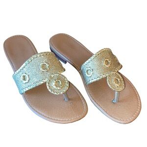 Hotcakes Sandals in Gold SZ 9-1/2
